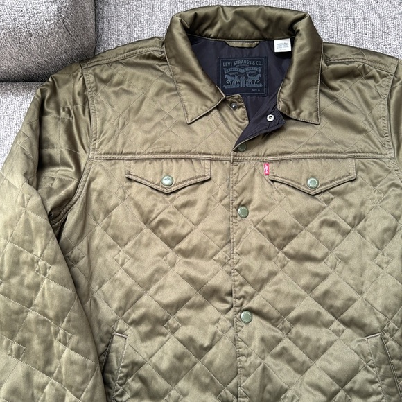 Levi’s Thermore Insulated Button Up Jacket Men’s Sz XL - Picture 5 of 10